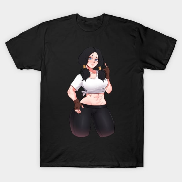 Videl from dbz cute sticker T-Shirt by Fraankyy2